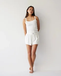 Dear Dylan Organic Babylock Tank - Blanc