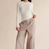 Dear Dylan Plaid Boxer Pant - Camel