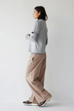 Dear Dylan Plaid Boxer Pant - Camel