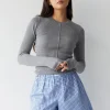 Dear Dylan Plaid Boxer Short - Denim Blue