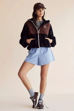 Dear Dylan Plaid Boxer Short - Denim Blue