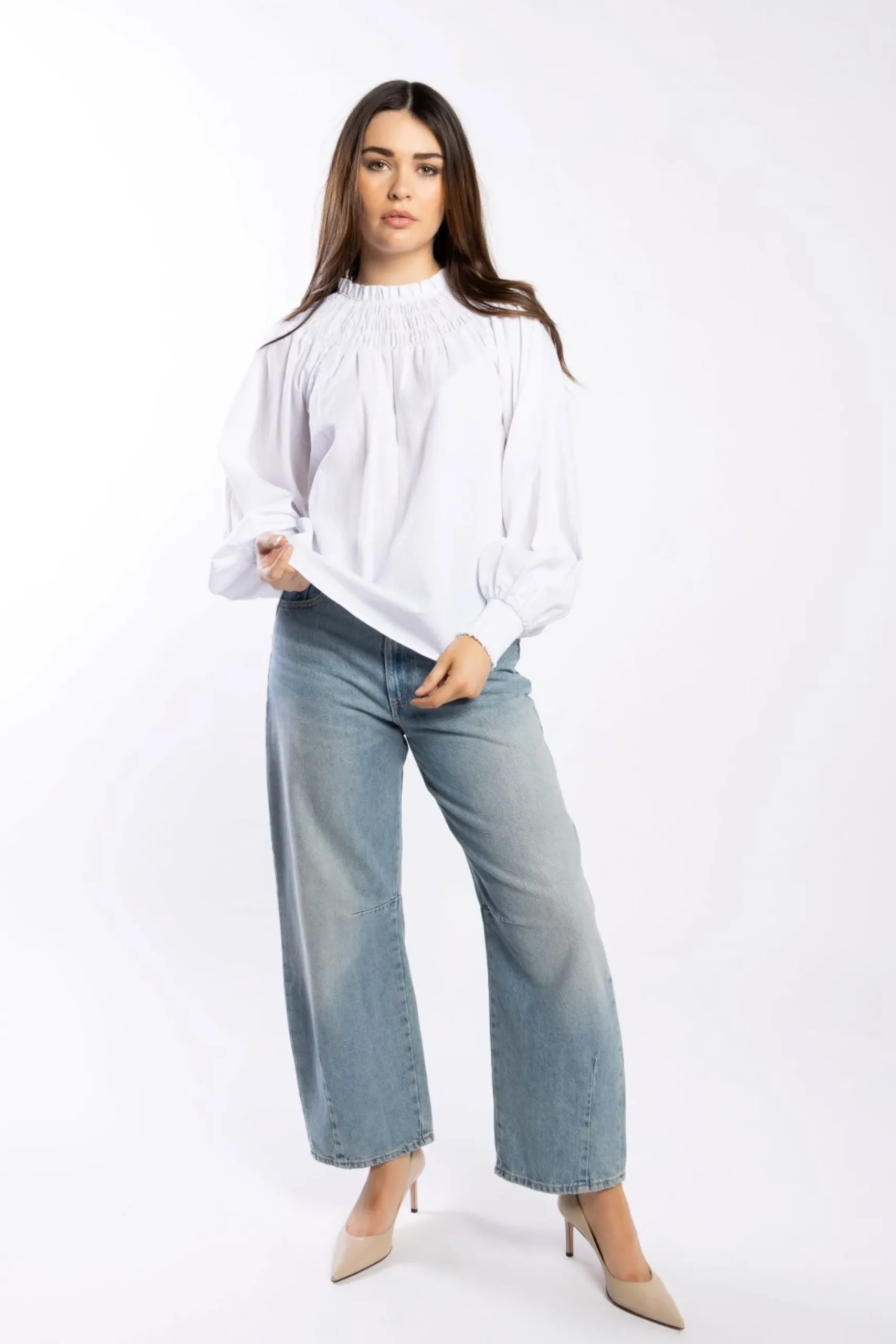 Drama The Label Karin Blouse - White