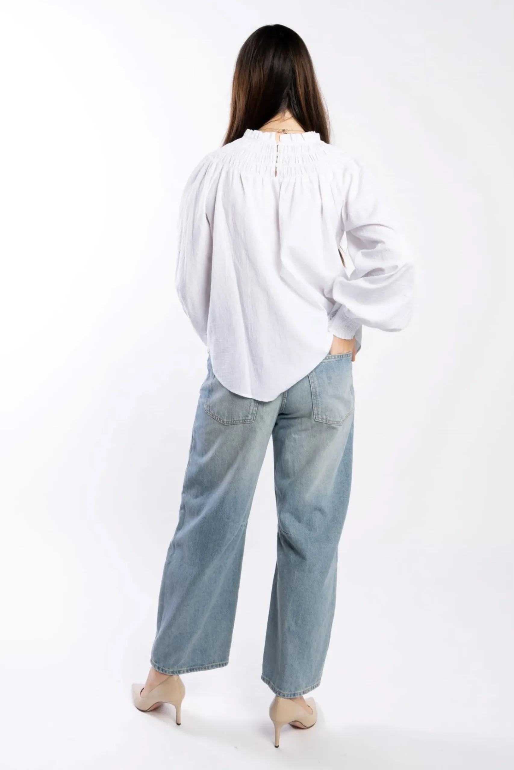 Drama The Label Karin Blouse - White