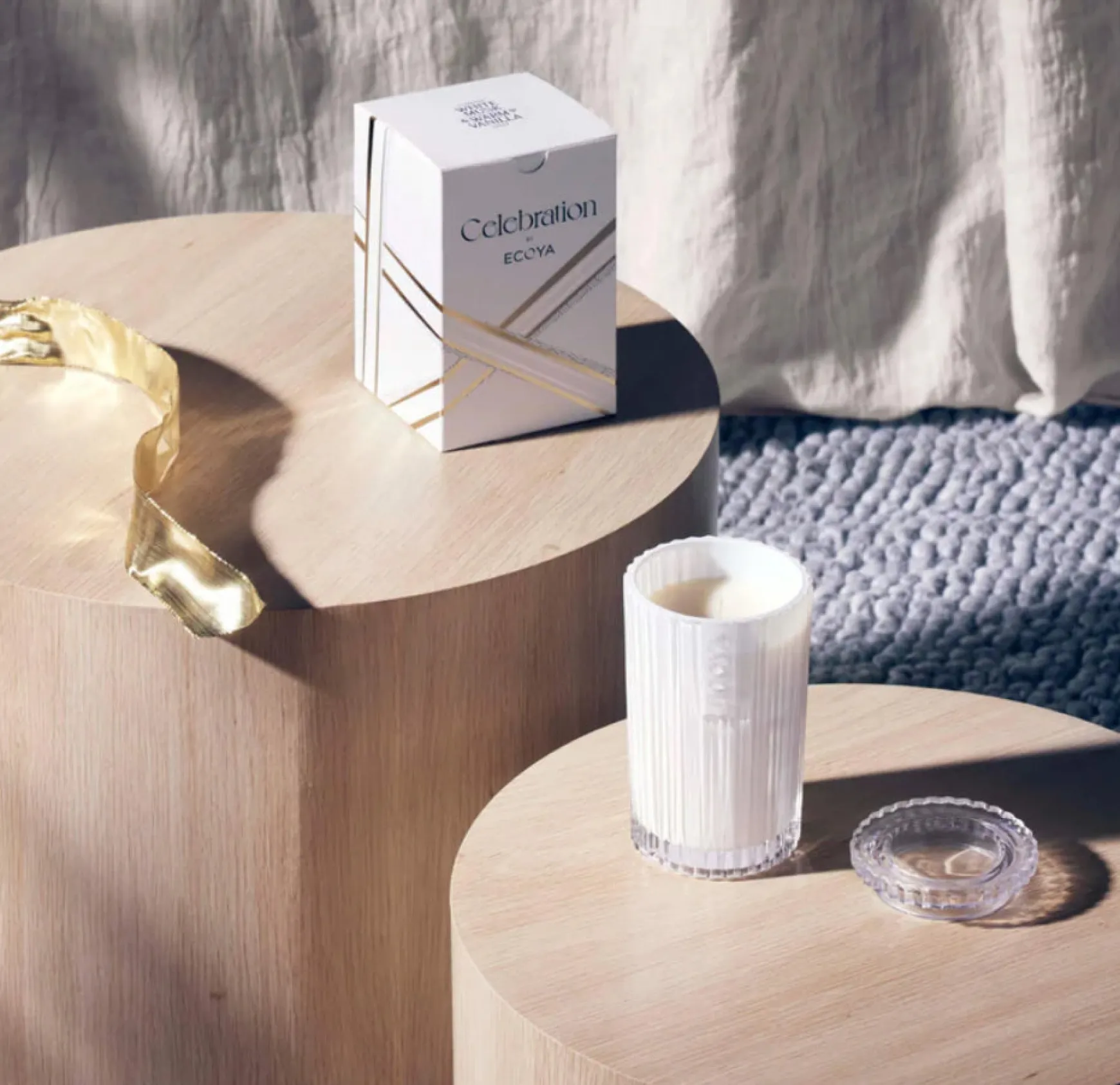 Ecoya Celebration Candle - Musk & Warm Vanilla