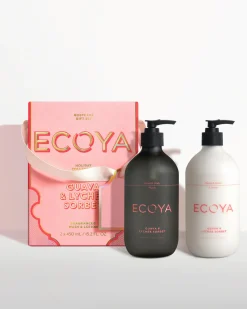 Ecoya Guava & Lychee Sorbet Body Duo Gift Set - Holiday Collection