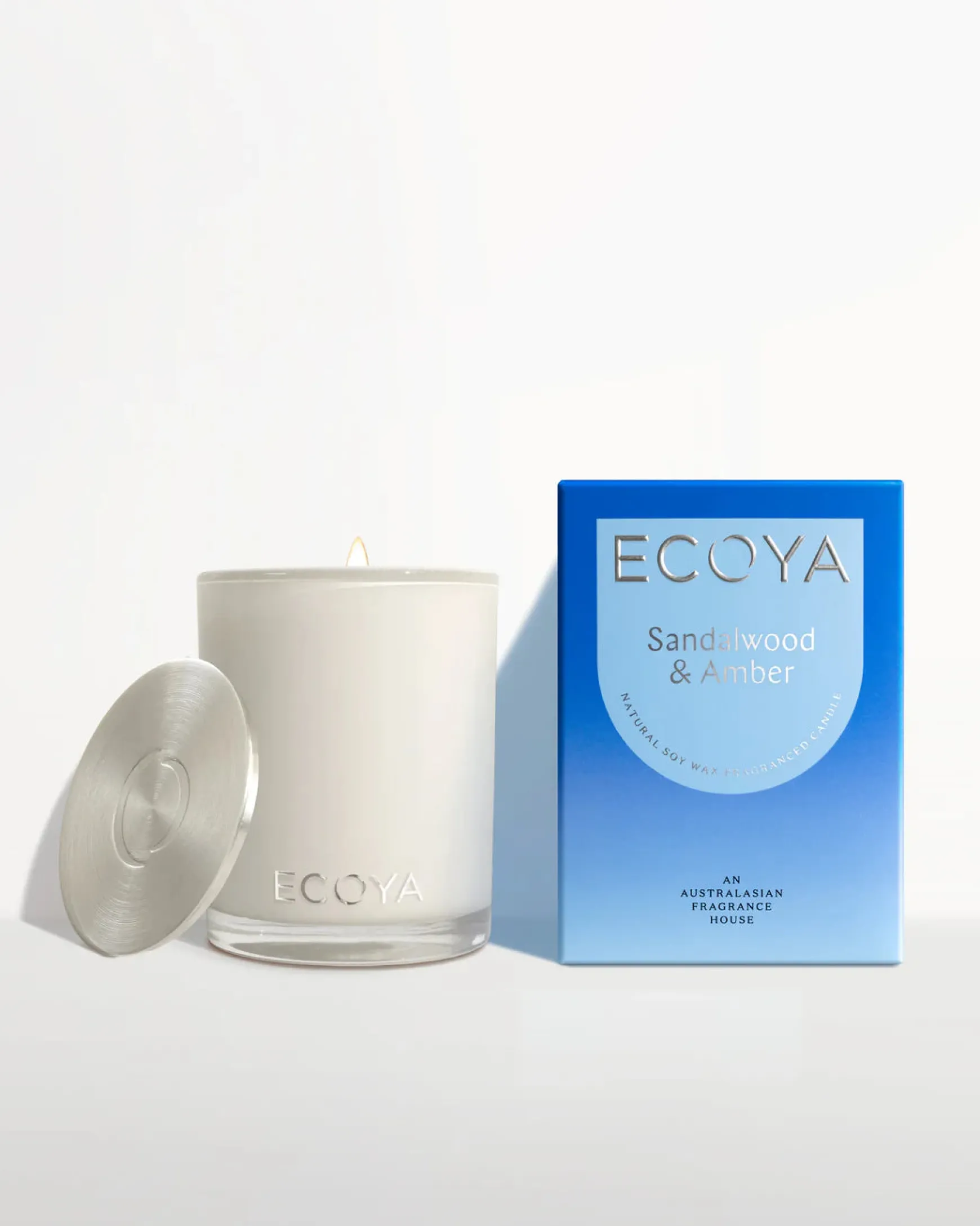 Ecoya Madison Candle - Sandalwood & Amber