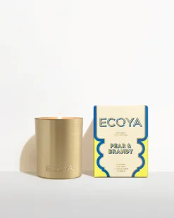Ecoya Pear & Brandy Mini Goldie Candle