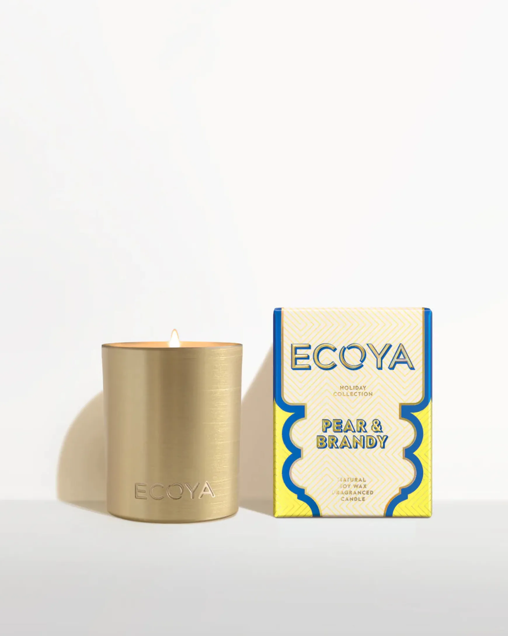 Ecoya Pear & Brandy Mini Goldie Candle