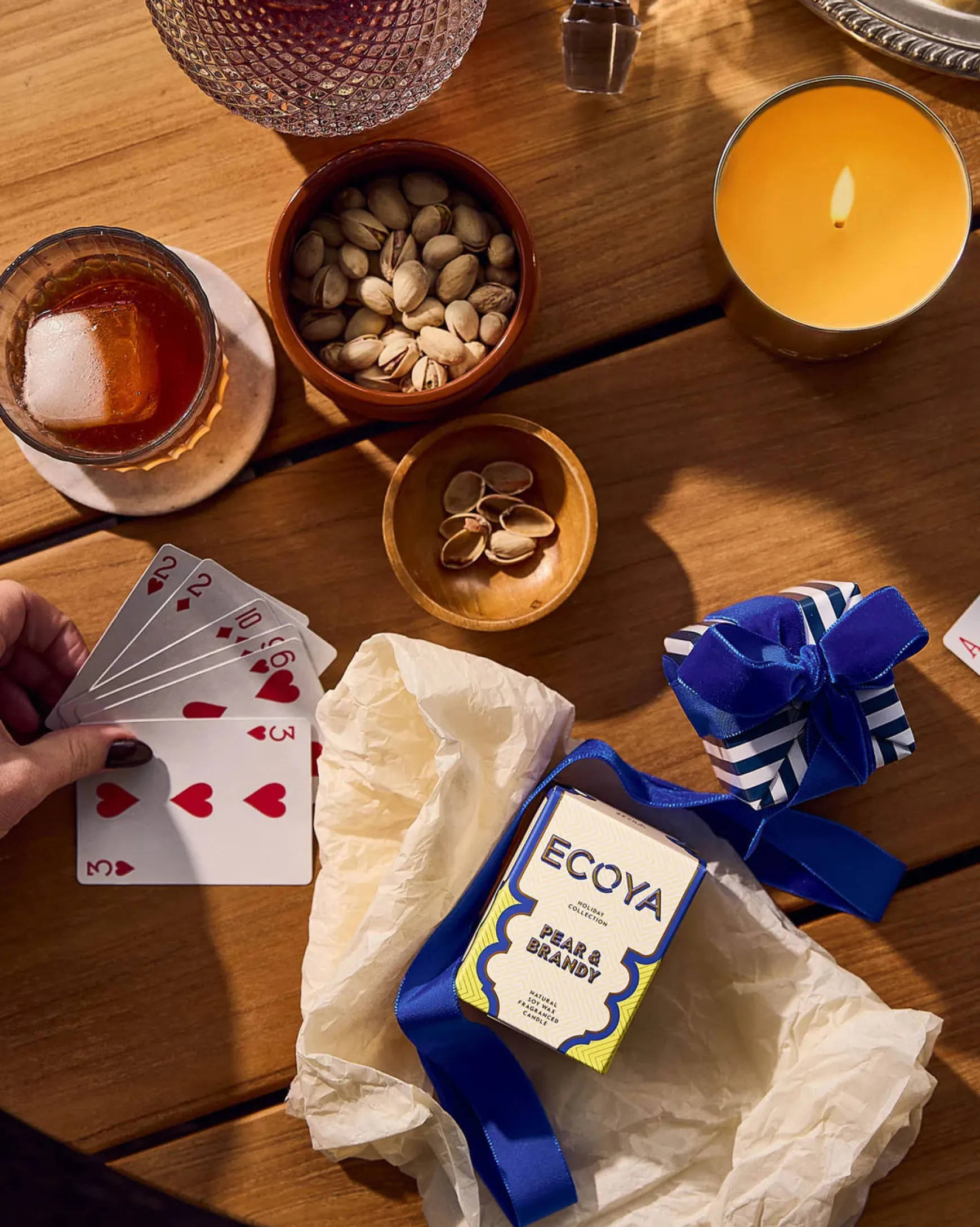 Ecoya Pear & Brandy Mini Goldie Candle