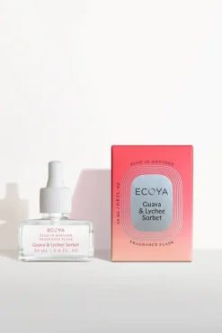 Ecoya Plug In Diffuser Fragrance Flask - Guava & Lychee Sorbet