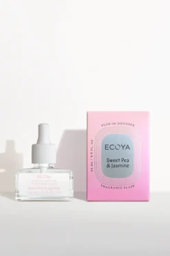 Ecoya Plug In Diffuser Fragrance Flask - Sweet Pea & Jasmine