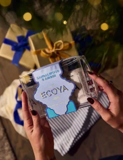 Ecoya Sandalwood & Amber Mini Takeaway Set - Holiday Collection