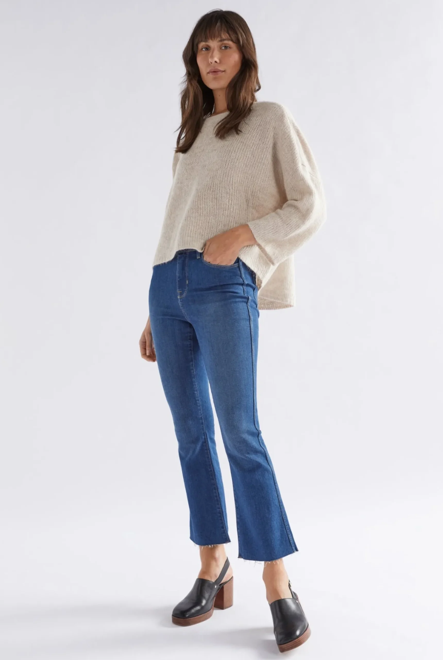 Elk Agna Sweater - Ecru