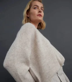 Elk Agna Sweater - Ecru