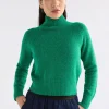 Elk Enka Sweater - Milan Green