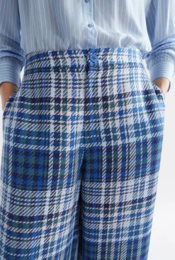 Elk Ranie Pant - Blue Multi Check