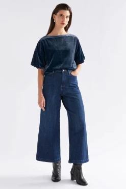Elk Suuri Velvet Top - Blue Steel