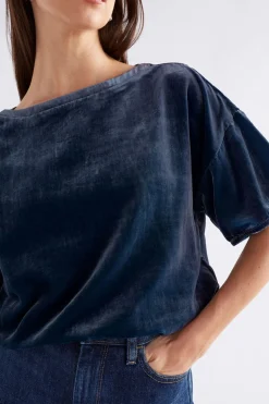 Elk Suuri Velvet Top - Blue Steel