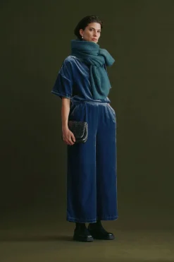 Elk Suuri Velvet Top - Blue Steel