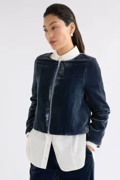 Elk Suuri Zip Jacket - Blue Steel