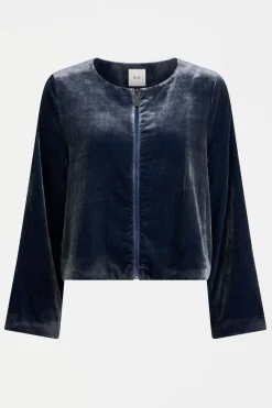 Elk Suuri Zip Jacket - Blue Steel