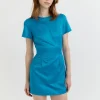 Gary Bigeni Mini Backless Dress - Blue Jewel