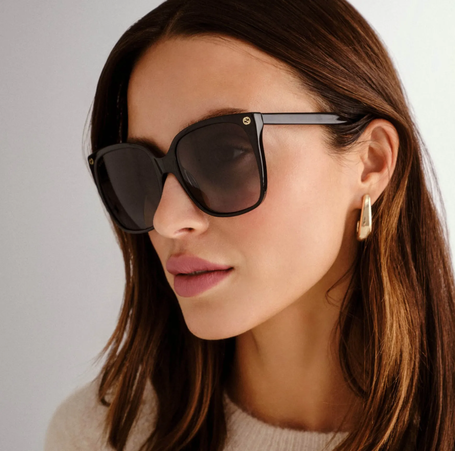 Gucci GG0022S Sunglasses Black-Black