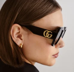Gucci GG1547S Sunglasses Black/Grey