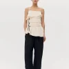 Harris Tapper Bader Top - Ivory Silk
