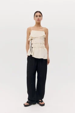 Harris Tapper Bader Top - Ivory Silk