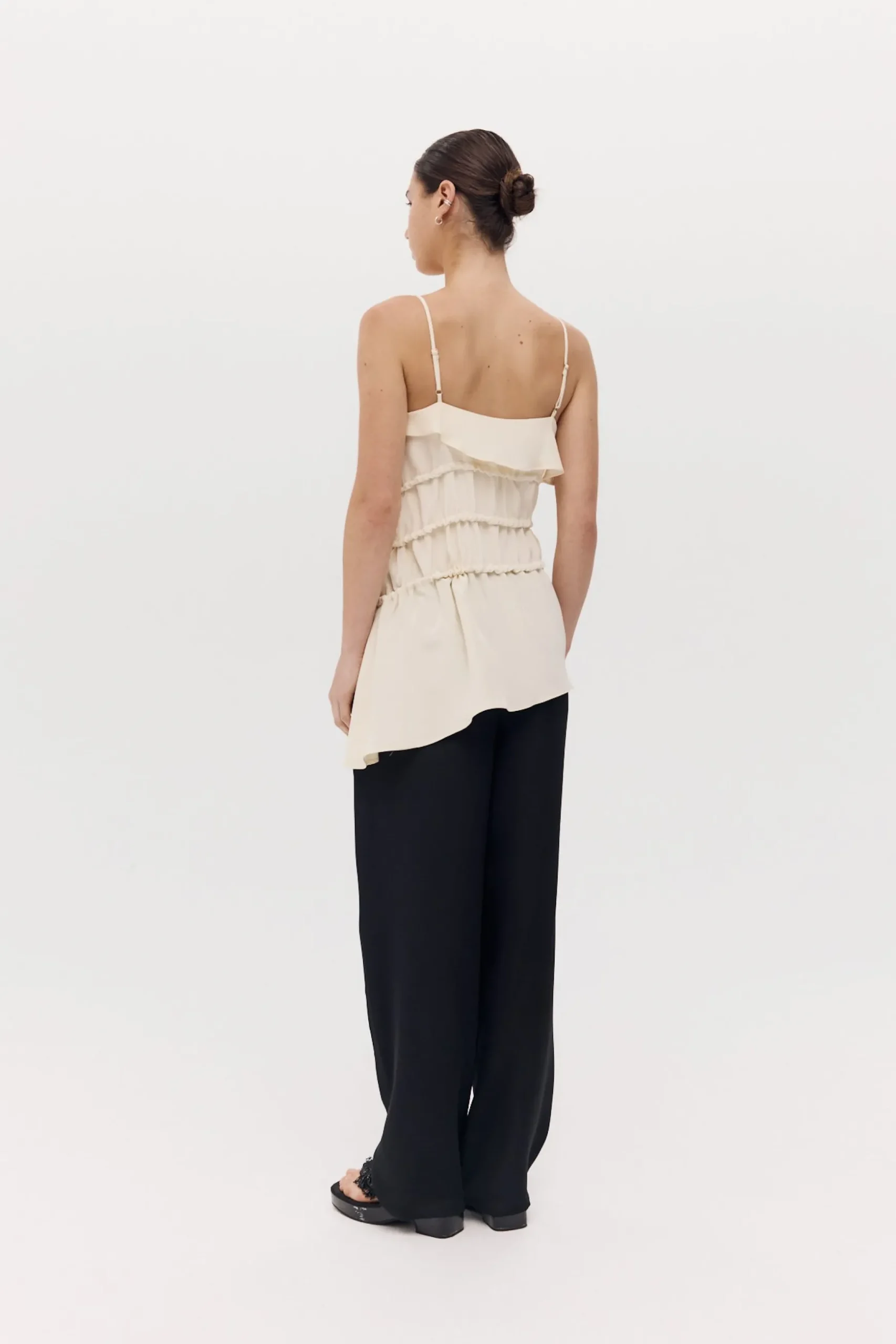 Harris Tapper Bader Top - Ivory Silk