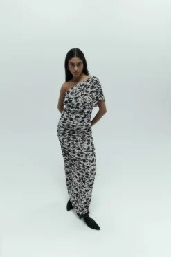 Harris Tapper Darcy Dress - Powder Pink & Black