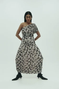 Harris Tapper Darcy Dress - Powder Pink & Black
