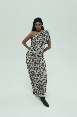 Harris Tapper Darcy Dress - Powder Pink & Black