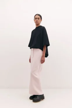 Harris Tapper Long Jas Skirt - Powder
