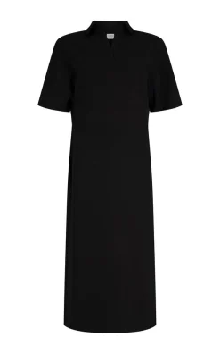 Harris Tapper Long Polo Dress - Black