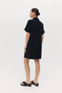 Harris Tapper Polo Mini Dress - Black