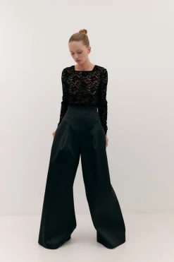 Harris Tapper Vita Lace Top - Black