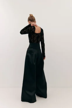 Harris Tapper Vita Lace Top - Black