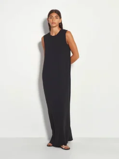 Juliette Hogan Cecilia Dress - Black Luxe Suiting