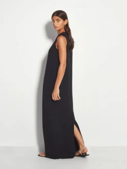 Juliette Hogan Cecilia Dress - Black Luxe Suiting