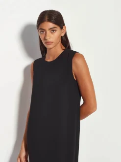 Juliette Hogan Cecilia Dress - Black Luxe Suiting