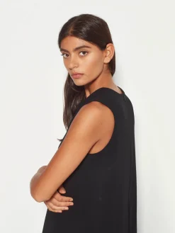 Juliette Hogan Cecilia Dress - Black Luxe Suiting