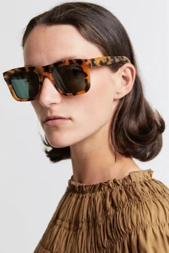 Karen Walker Deep Freeze Sunglasses - Crazy Tort