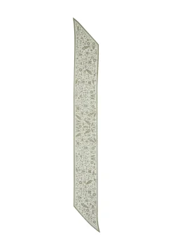 Karen Walker Filigree Sash Scarf - Cream/Olive