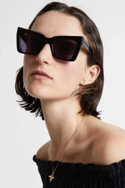 Karen Walker Immortal Sunglasses - Black Jellybean