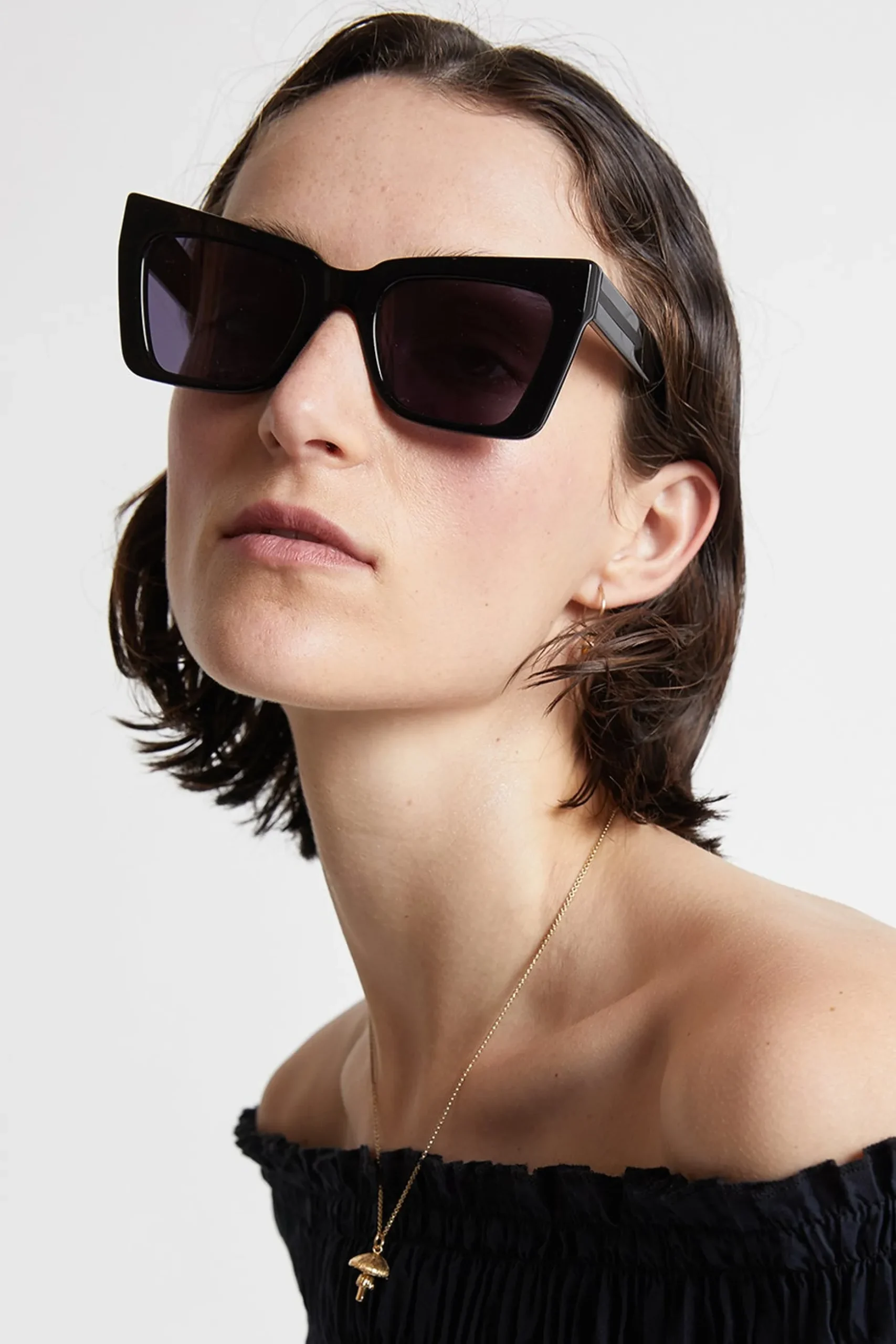 Karen Walker Immortal Sunglasses - Black Jellybean