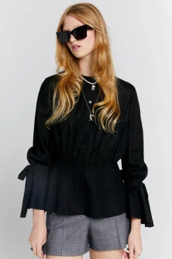 Karen Walker Quest Shirt - Black