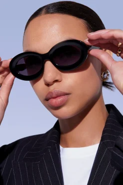 Karen Walker Rapture Sunglasses - Black