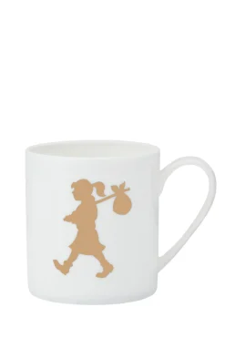 Karen Walker Runaway Mug - White + Gold